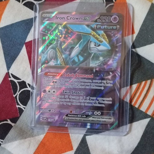 Iron Crown ex Pokémon card like new
