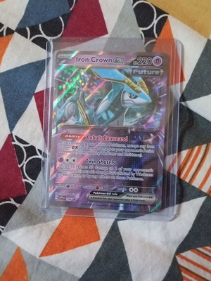 Iron Crown ex Pokémon card like new