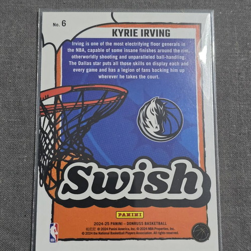 Kyrie Irving Swish Donruss 2024-2025 card like new