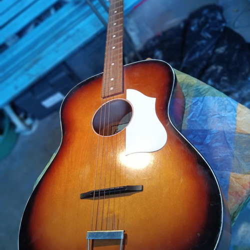 Egmond Holland acoustic guitar used, vintage with soft case and strap option