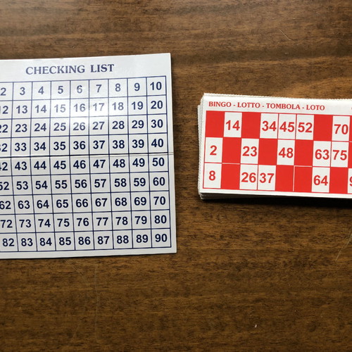 Bingo board game used, 90s vintage edition