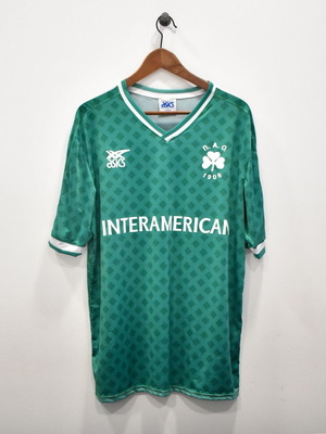 Panathinaikos football replica jersey 1987/88 home, size large, new