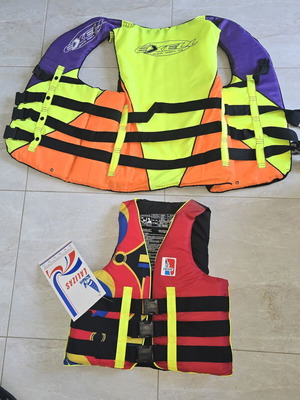 Life jackets for water sports, pack of 2