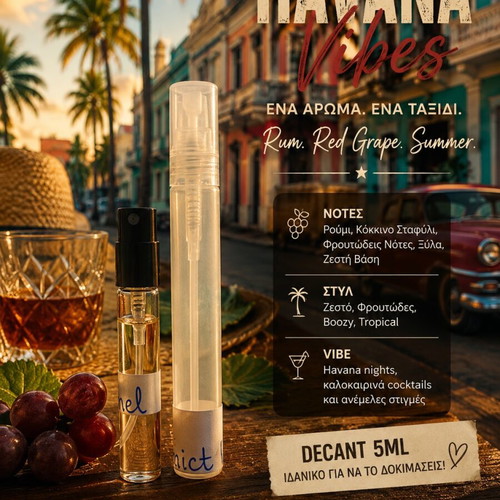 Havana Vibes Eau de Parfum Tester 5ml new