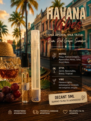 Havana Vibes Eau de Parfum Tester 5ml new