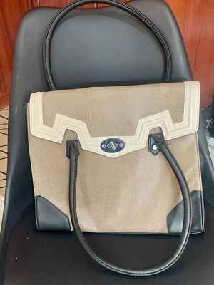 Atmosphere Primark Shoulder Bag with Art Deco Geometric Design like new