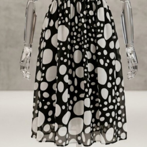 Anel mini dress with polka dots, like new, size L