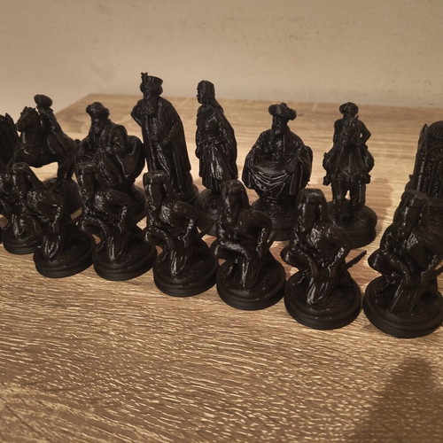 Custom Greek Revolution Chess Set new