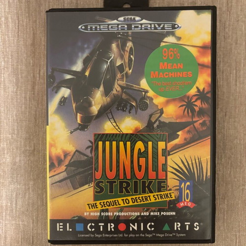 Jungle Strike Sega Mega Drive used