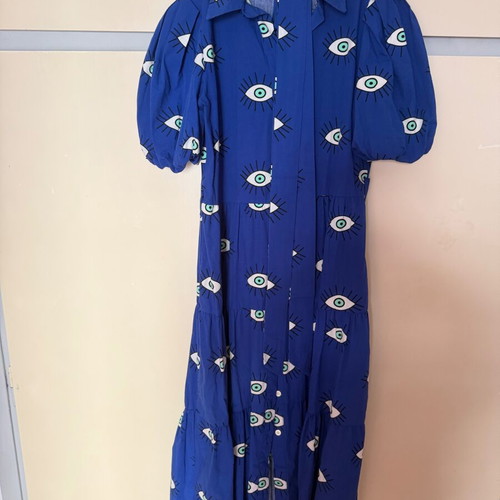 Gigi dress like new, black and blue, size S