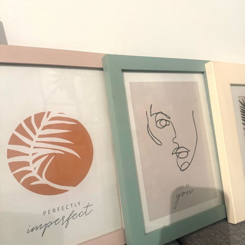 Σετ 4 μοντέρνα κάδρα σαν καινούργιο