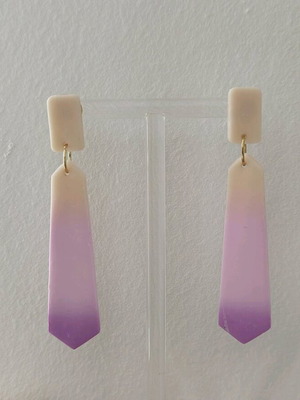 Handmade polymer clay earrings new with steel fastenings