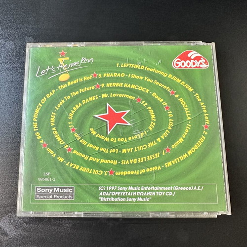 Let's Heineken Let's Summer Party promotional CD 1997 Sony Music Greece