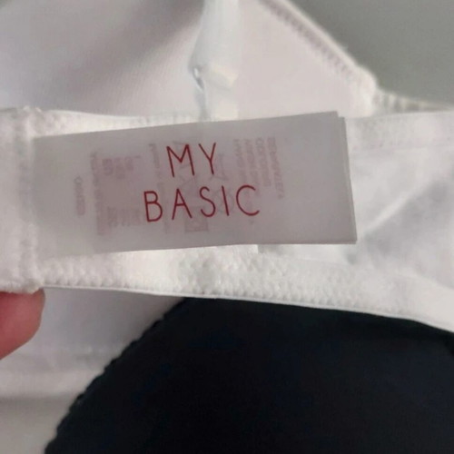 Set of 5 branded cotton T-shirt bras like new, sizes 70B-75C