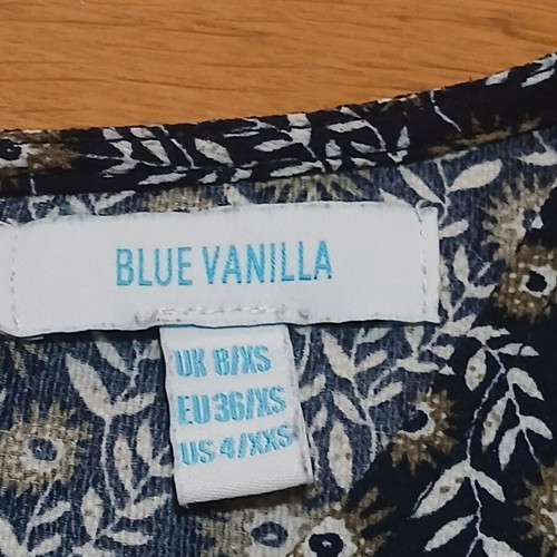 Blue Vanilla floral print A dress size XS like new