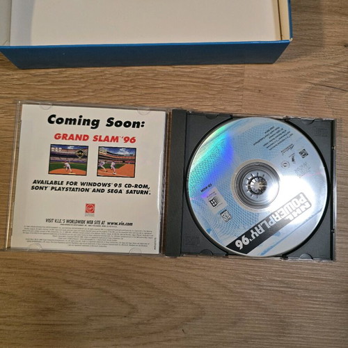 NHL Powerplay ‘96 PC CD Rom used, very big box