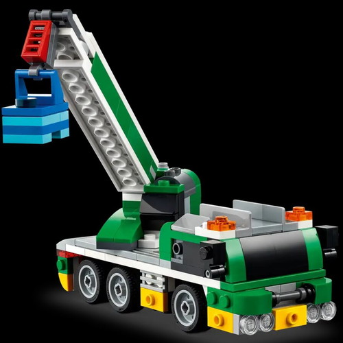 Lego City set 31113 3 in 1 used, Race car transporter