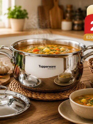 Tupperware Mastro Stainless Steel 5L Pot 24cm