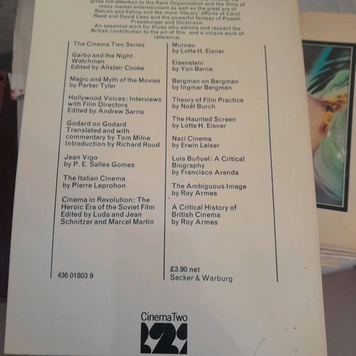 The Cinema Two Series 1970 collection used cinema books in English