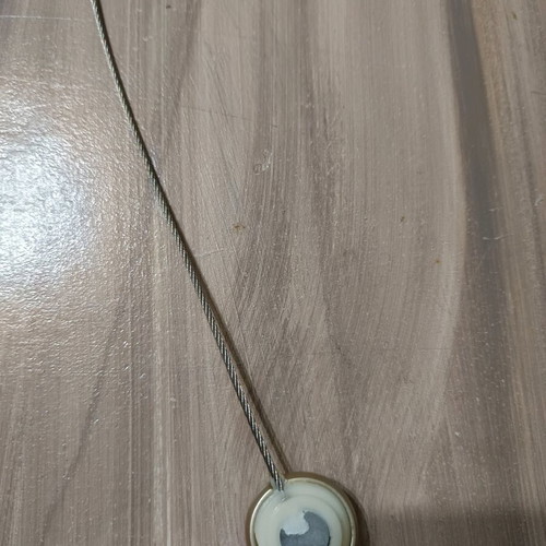 Magnetic curtain clip with tulip design and rhinestones like new