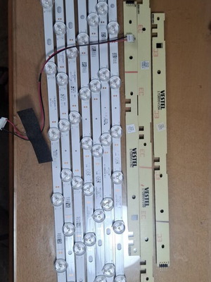 Σετ μπάρες LED μεταχειρισμένες από Hitachi 55HK6000 17D55V15C