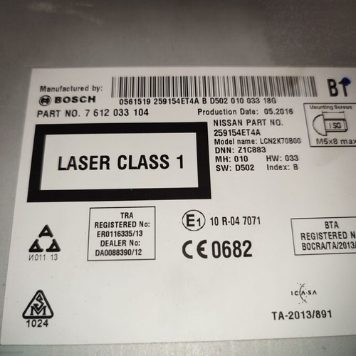 Nissan Qashqai - Xtrail GPS radio like new