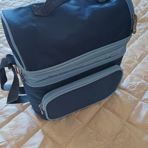 Polo lunch bag, blue, spacious and practical