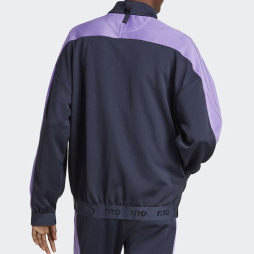 Adidas TIRO men's sport jacket legend ink blue and lilac