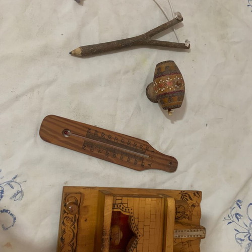 Wooden vintage decorations used