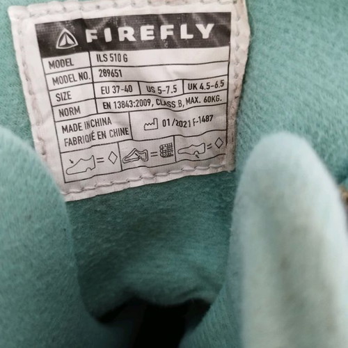 Firefly ILS 510 G rollers used, size 37-40