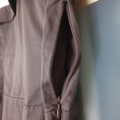 Giovanni dress in white and brown, like new, size L