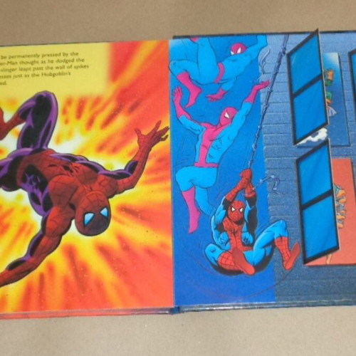 Spiderman Open Door Mystery Book like new, English