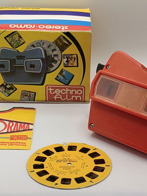 Vintage Stereo Viewer Stereo-Rama Techno Film Made in Italy 70s like new