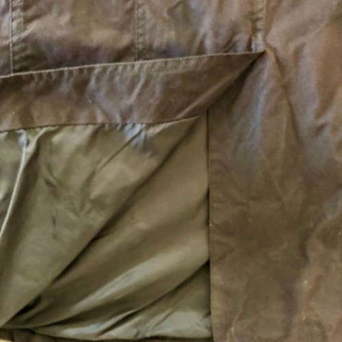 Barbour Original Waxed Storm winter jacket like new, brown, size 3XL