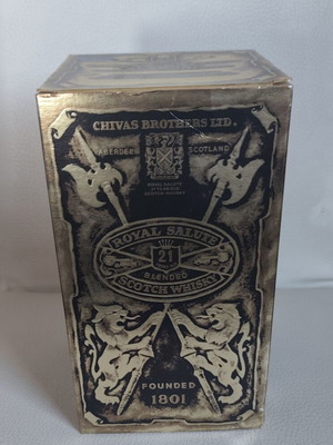 Chivas Brothers Royal Salute 21 κουτί ουίσκι, sealed