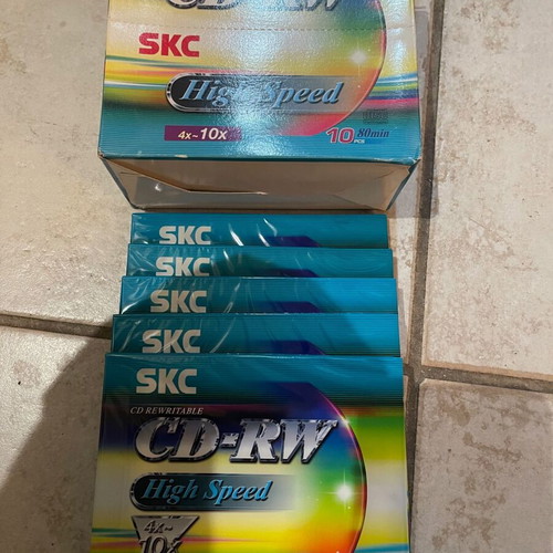 Blank CD-R CD-RW DVD-R Verbatim TDK new, large quantity