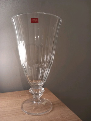 Large crystal vase Cristal D'arques France new