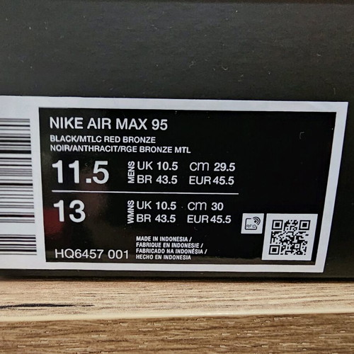 Nike Air Max 95 Life of Sin Central Cee new, gray, size 45