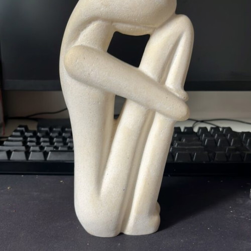 Female figure in contemplation like new, Cycladic art style