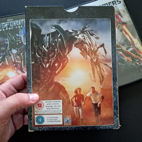 Transformers 1 & 2 Boxed DVD with Bonus 3, like new, English subtitles