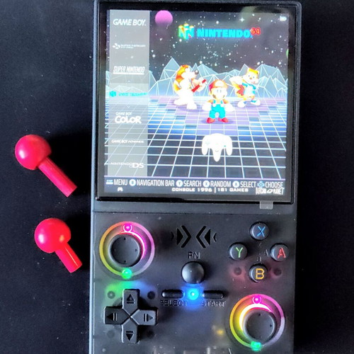 XF40V Retro Handheld Game Console Linux 4.0'' IPS Screen New