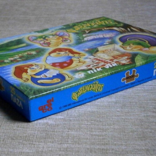 Glo Worm puzzle set of 2, wooden, 80s, El Greco