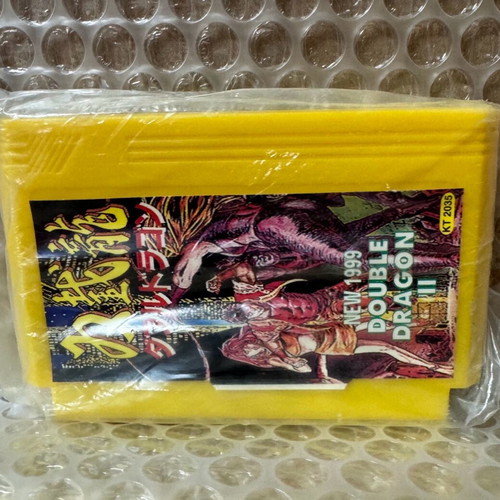 Double Dragon II Famicom TV Game Cartridge new, 60-pin