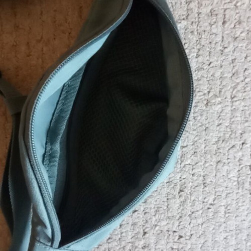 Nike waist bag new, turquoise and metallic grey
