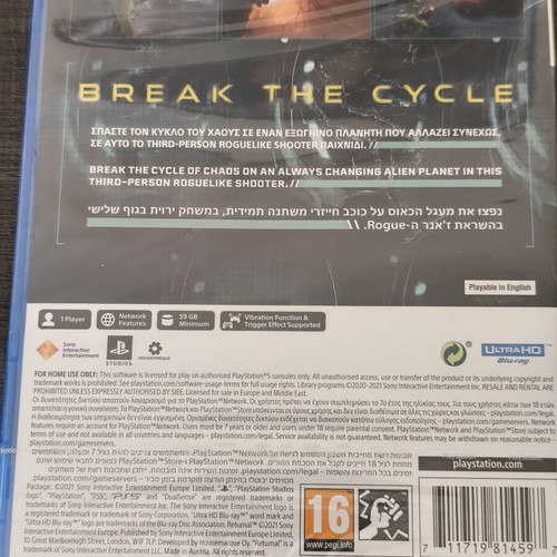 Returnal PS5 game, sealed