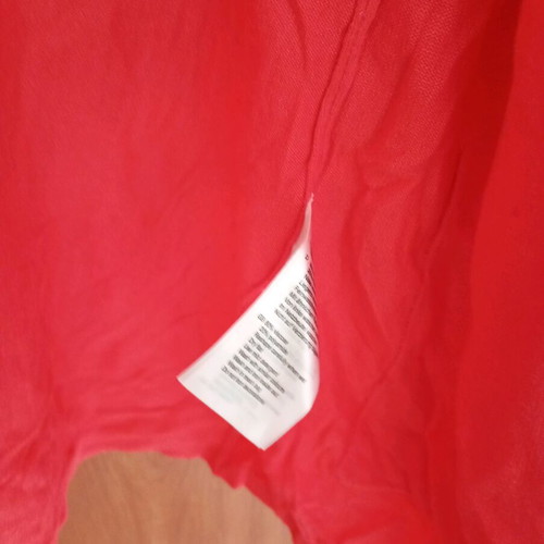 Red cardigan new, size L