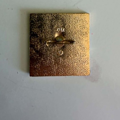 Soviet collectible pin USSR Lenin in Stockholm used