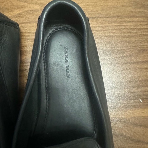 Zara men's moccasins new, black, size 43