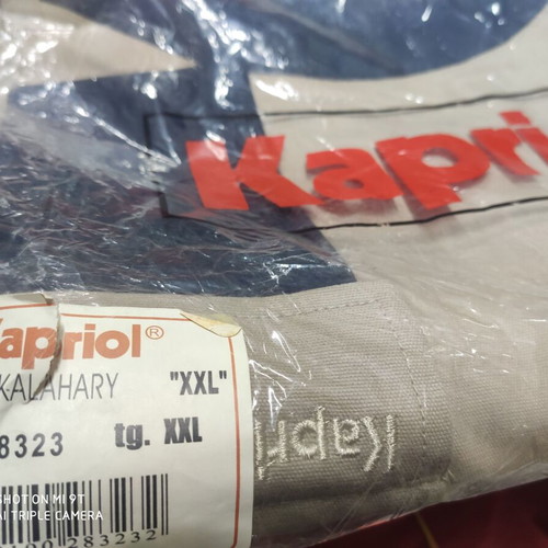 Kapriol Kalahari work overall with suspenders beige XXL new