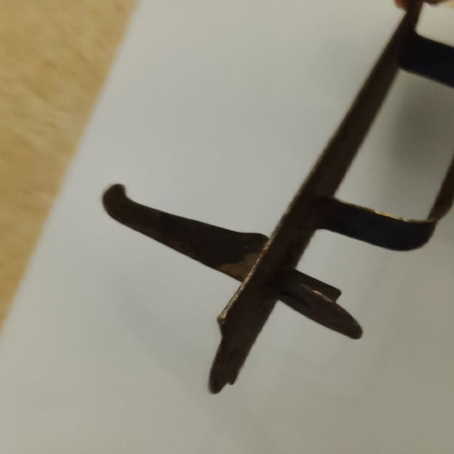 Traditional door handle-latch used